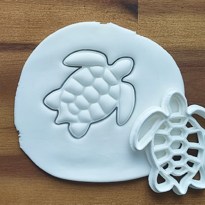 turtle cookie cutter by theodor household decor cookiecutter cutters kitchen 3d print model - Mito3D