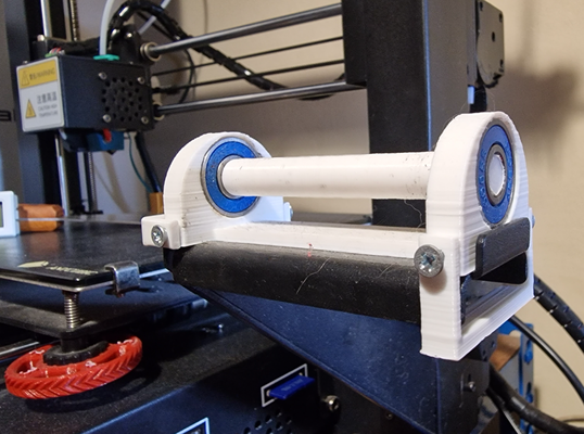 upgraded spool holder anycubic mega s by quiquecrimson 3d printer parts 3d print model - Mito3D