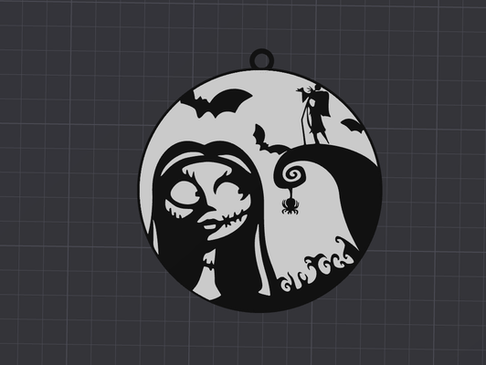 nightmare christmas sally bauble by cruse2382 art 2d 3d print model - Mito3D