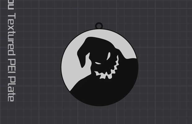 nightmare christmas oogie boogie bauble by cruse2382 art 2d xmas 3d print model - Mito3D