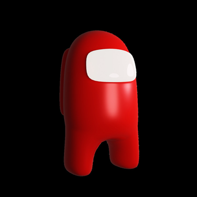 us équipier by rick219 jouets jeux personnages amogus sus imposteur jeu vidéo astronaute espace meme personnage statue effrayant 3d print model - Mito3D
