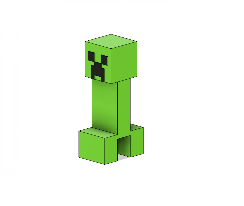 minecraft enredadera by rick219 juguetes juegos caracteres multitud mc videojuego 3D print model - Mito3D