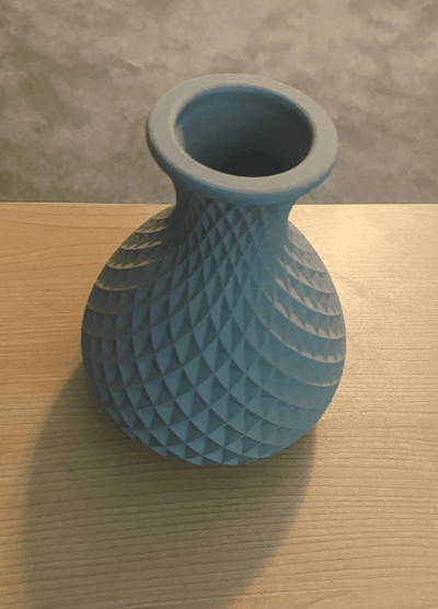 sfaccettato vaso by mpg71 2023 domestico arredamento moderno fiori unico dichiarazione eleganza artistico 3d print model - Mito3D
