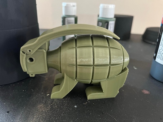 grenade bunny by pwmodder1027 art models thingiverse 3d print model - Mito3D