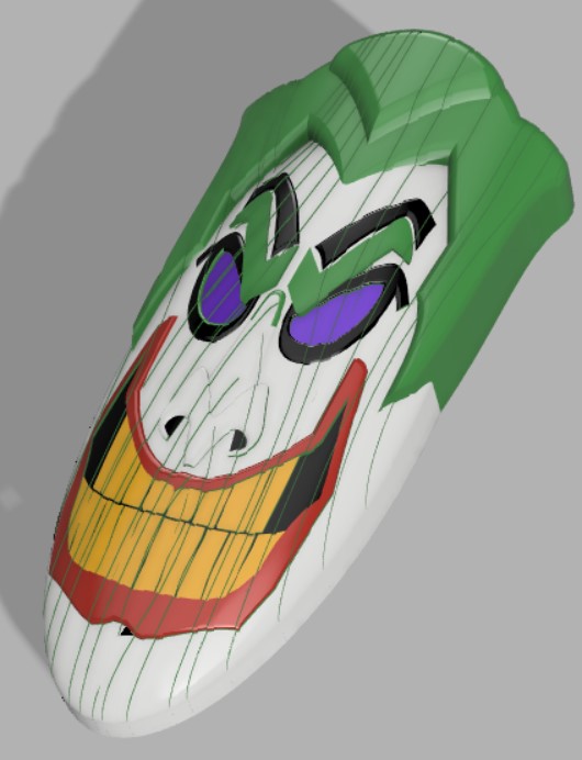 tiki maske batman joker by pwmodder1027 sanat modeller dc süper kahraman 3D print model - Mito3D