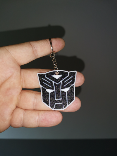 transformers multicolor keychain by bt3d printing art coin & badges 3d print model - Mito3D