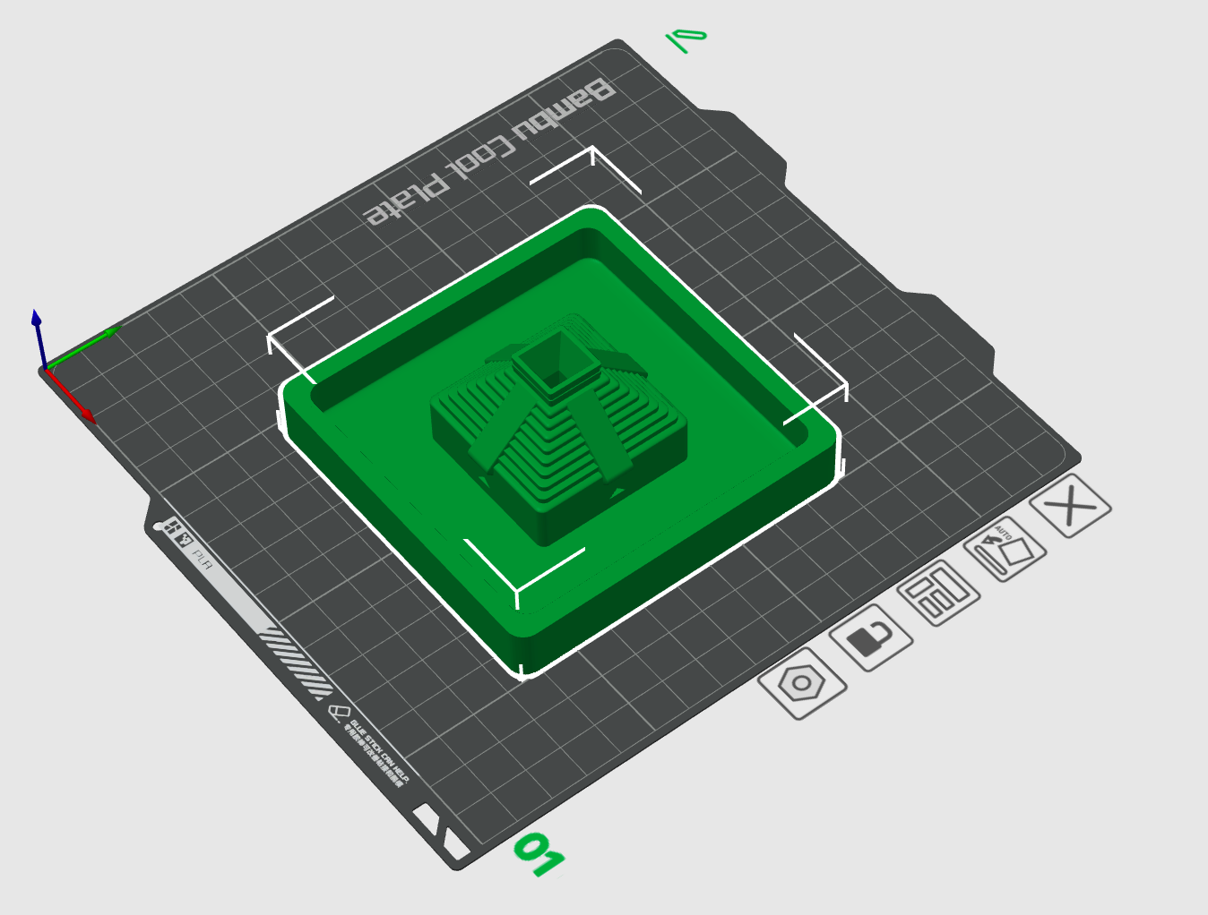 mayan planter maceta plantas by prosgemeur casa jardín 3D print model - Mito3D