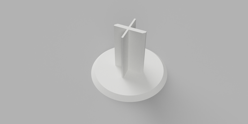 ikea besta sekme by f4bi ev halkı dekor masaüstü vida kapağı ikeabesta 3d print model - Mito3D