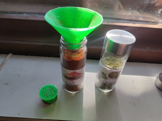 shaker rtfylld jar by jorihelin household house models food spice ikea 3d print model - Mito3D