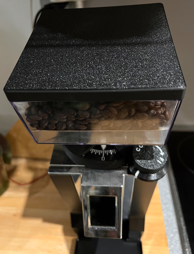 eureka mignon - lid 250g hopper by asdfghjkl household house models coffee grinder coffeegrinder 3d print model - Mito3D