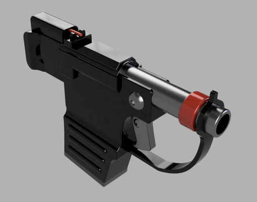 mandalorian liberatore blaster pistola by impero merc oggetti scena cosplay replica arma armi guerre stellari accessorio cosplayprop 3d print model - Mito3D
