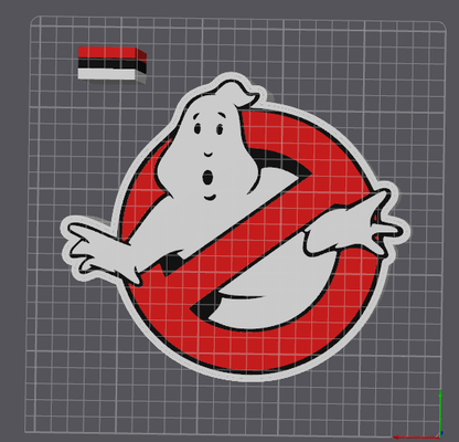ghostbusters led light box by cruse2382 art signs & logos slimer 3d print model - Mito3D