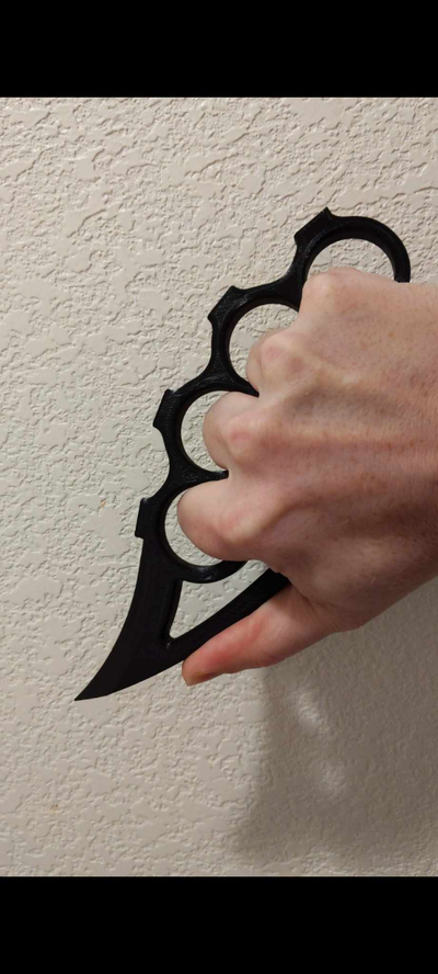 rvolt bladed knuckles cosplay by rvoltcom props & cosplays replica weapon 3d print model - Mito3D