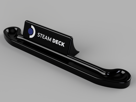 steam deck stand easy to seat groove by neebick tools organizers steamdeck 3d print model - Mito3D