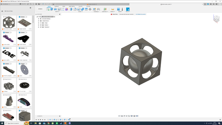 bola cubo by 3design arte modelos 3d print model - Mito3D