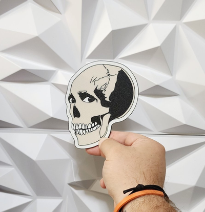 evil dead coaster wall art by williams industries 2d army of darkness bruce campbell halloween halloweendecor halloweendecoration 2023 trick or treat skull skeleton drink tea coffee beer 3d print model - Mito3D