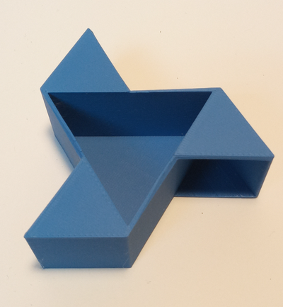 einflächig 2 by strukturgeometrie bildung mathematik geometrie modell stengel 3d print model - Mito3D