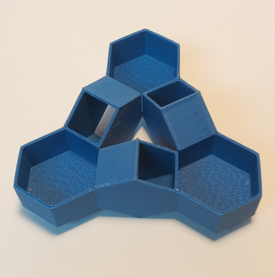 monosurface 3 by géométrie structurelle éducation mathématiques 3d print model - Mito3D