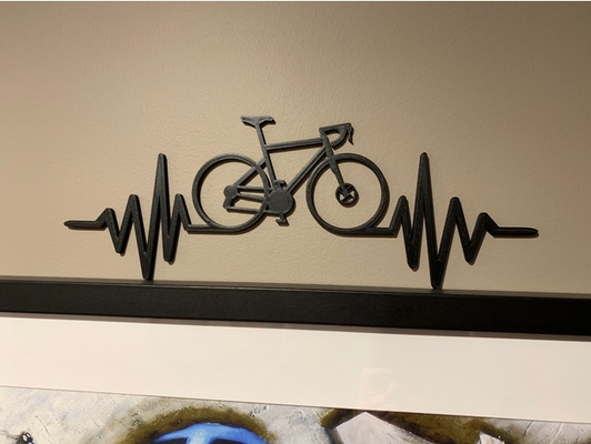 estrada bicicleta batimento cardiaco by tgsparky77 passatempo faça esporte ar livre 3d print model - Mito3D