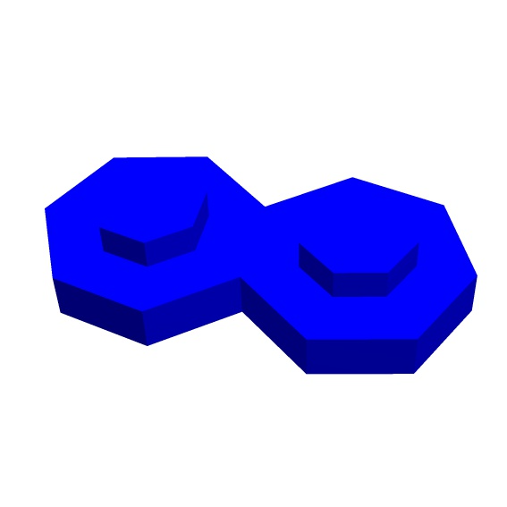 stelo mattone 7 7x2 1 by geometria strutturale formazione scolastica matematica giocattolo costruzione imposta 3D print model - Mito3D