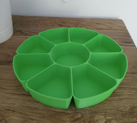 snack bowl dish plate by pakapuka household house models kitchen stackable petg 3d print model - Mito3D