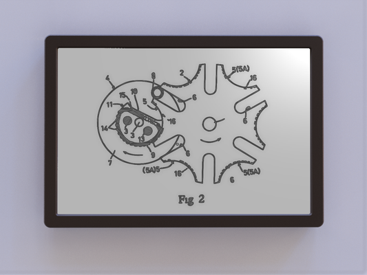 genf fahrt patent kunst by ken mühlen 2d 3d print model - Mito3D
