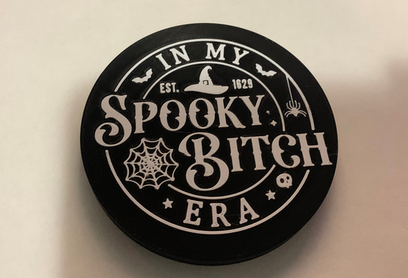 spooky itch halloween sign by lindnjoe art signs & logos halloweensign 3d print model - Mito3D