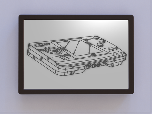 neo geo tasche patent kunst by ken mühlen 2d 3d print model - Mito3D