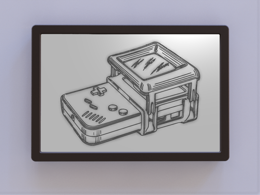 spiel junge licht patent kunst by ken mühlen 2d 3d print model - Mito3D