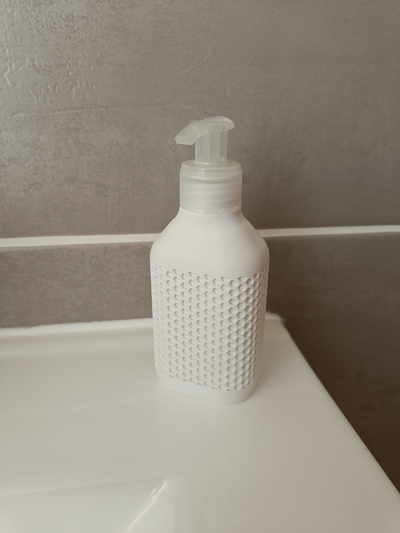 antiguo hexágono jabón dispensador botella by 3d casa decoración baño 3d print model - Mito3D