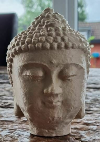 buddha kopf kopf by eisenpfirsich kunst skulpturen scultpure scan 3d print model - Mito3D