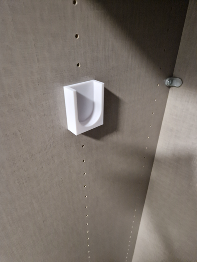 gabinete cajado suporte armário roupa 40 mm by 3dgifts be passatempo faça 3d print model - Mito3D