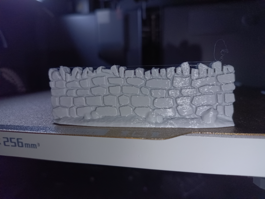 stone wall 0mm x 25mm by penzance3d toys & games board terrain gaming tabletop 40kwarhammer 3d print model - Mito3D