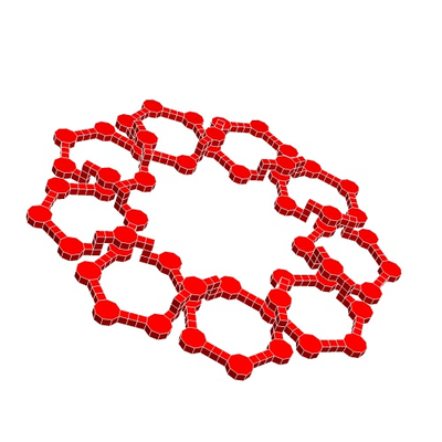 nanozyklisch knoten 1 by strukturgeometrie bildung mathematik polyeder geometrie stengel 3d print model - Mito3D