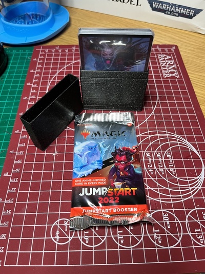 jumpstart re-useable booster - magic gathering mtg by josh3d toys & games sleevedcard boosterpack 3d print model - Mito3D