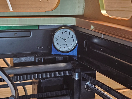 p1p time lapse l'horloge magnétique monter by jdionne167 3d imprimante accessoires 3d print model - Mito3D