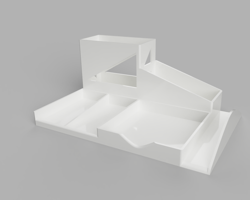 scrivania organizzatore by hectorri domestico ufficio penna titolare supporto pubblicalo appiccicoso appunti 3d print model - Mito3D