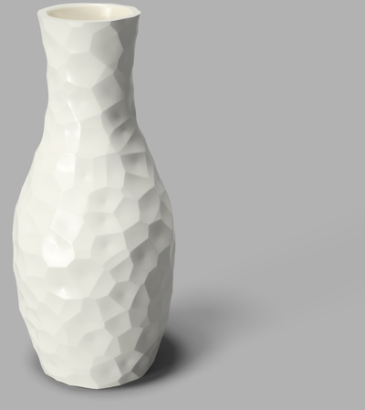 voronoise vase by snigzou art models voronoi 3d print model - Mito3D