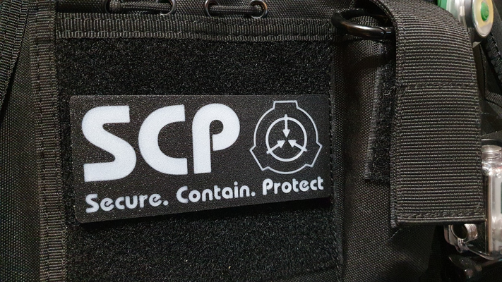 scp foundation patch by thomas h props & cosplays secure protect 3d print model - Mito3D
