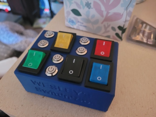 cambiar interruptor caja by ty6411 juguetes juegos juguete ligero niño luces bebé botón niñito 3d print model - Mito3D