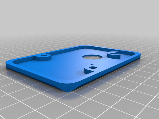 amp backplate spindel loch neu gemischt by two06 hobby diy locksport 3d print model - Mito3D