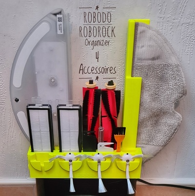 robodo roborock aksesuarlar organizatör by macyo42 ev halkı modeller 3d print model - Mito3D