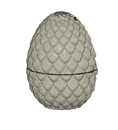 masivo continuar huevo remezclado by impresora errónea casa decoración dragonegg roscado soporte 3d print model - Mito3D