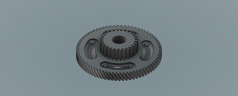 helical gear stack carpet scrubber repair by dopaminedesigns hobby & diy vacuum 3d print model - Mito3D