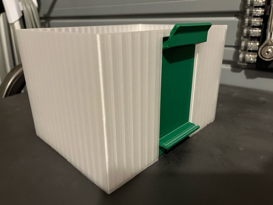 akış duvar garaj organizasyon modüler çöp kutusu dirsek yeniden karıştırılmış by andy wang514 araçlar organizatörler organizasyonu depolama slatwall 3d print model - Mito3D