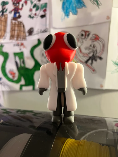 red rainbow friends by tdub55 toys & games characters rainbowfriends roblox 3d print model - Mito3D