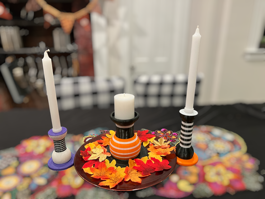 pilastro candela halloween natale vacanza titolare supporto by kymprynts domestico arredamento 3d print model - Mito3D