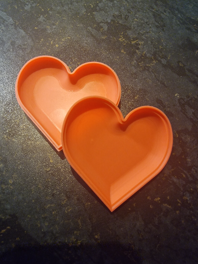cuore forma scatola arrotondato by madness3d domestico arredamento heartbowl heartbox decorazione decorazioni regalo pacco basket avvelenato amore natale 3d print model - Mito3D