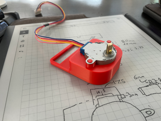 paso motor montar by leopoldogastel educación ingenieria electrónica robótica robótico arduino 3d print model - Mito3D