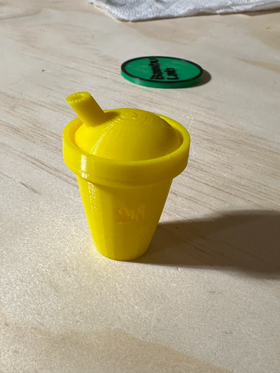 latte scuotere tazza by tbobwu miniature 3d print model - Mito3D
